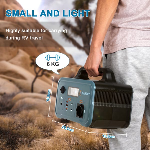 WANROY 600W/648Wh Portable Power Station - Image 2