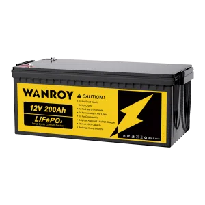 WANROY 12V 200Ah LiFePO4 Battery with 100A BMS